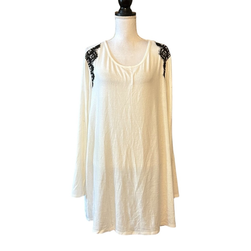 NWT Lane Bryant Swing Collection Long Sleeve Sweater‎ Women’s SZ 22/24 in White